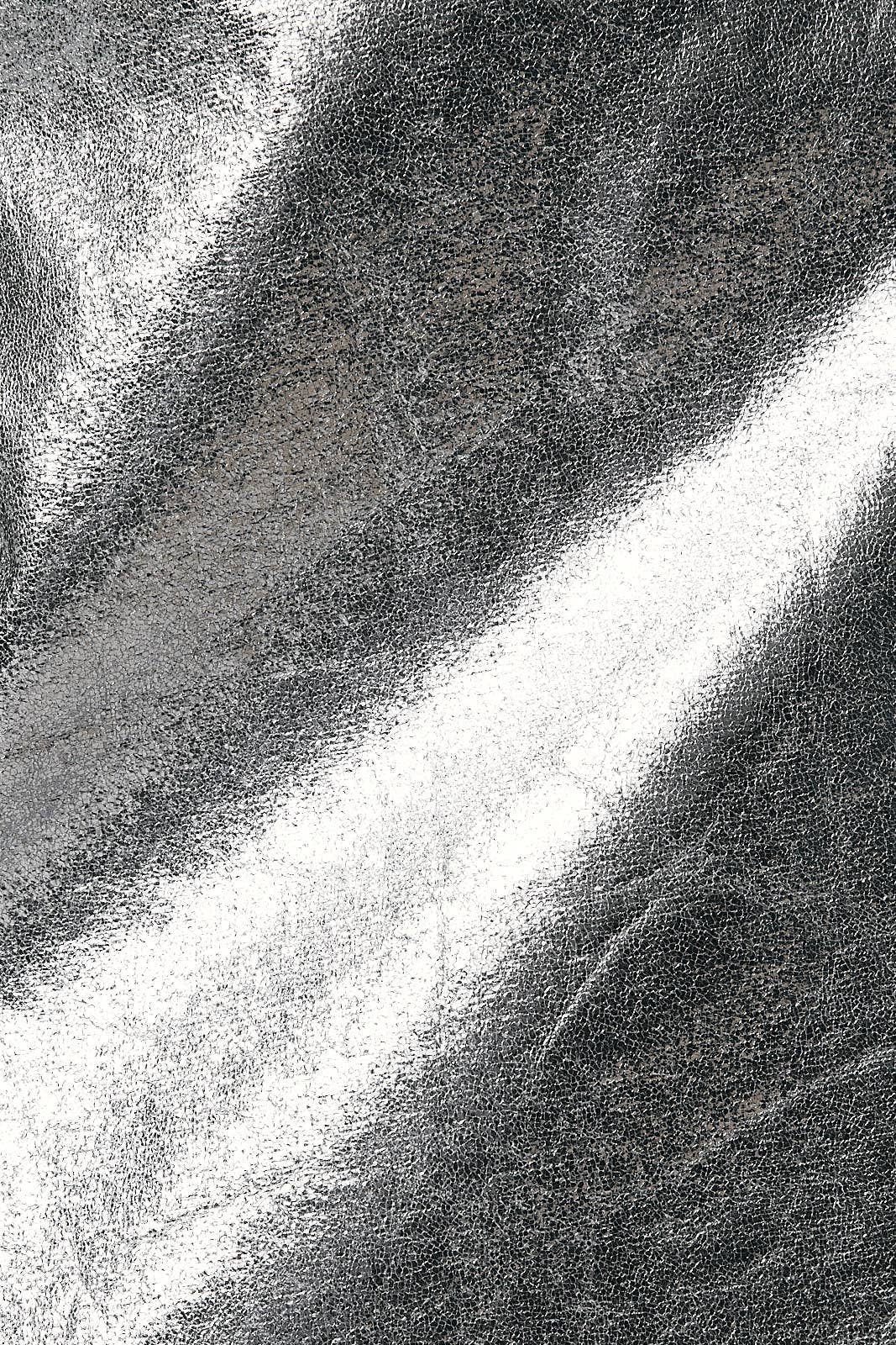 Foil Faux Leather Mini Skirt