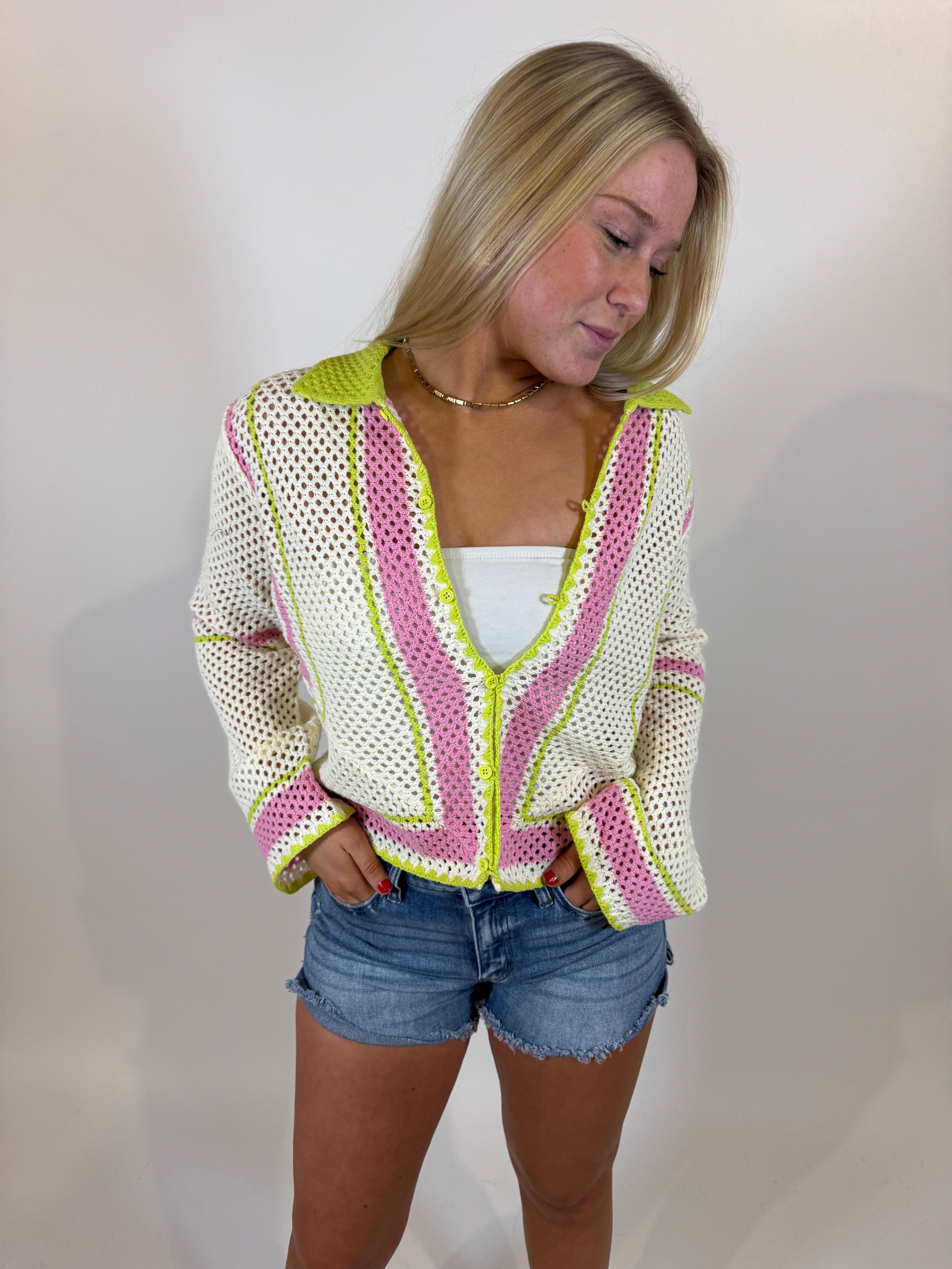 Crochet Button Up