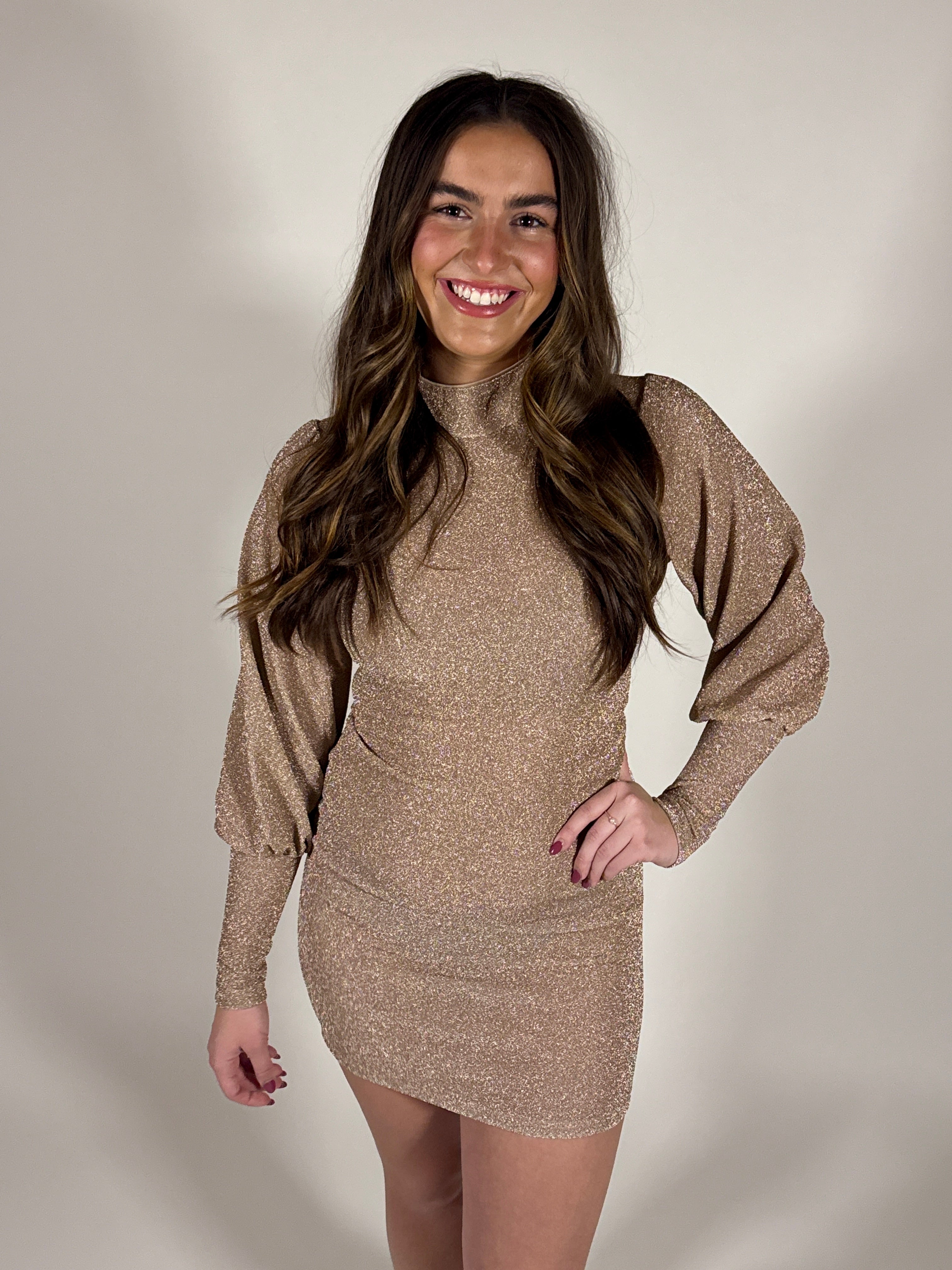 Gold Shimmer Dress