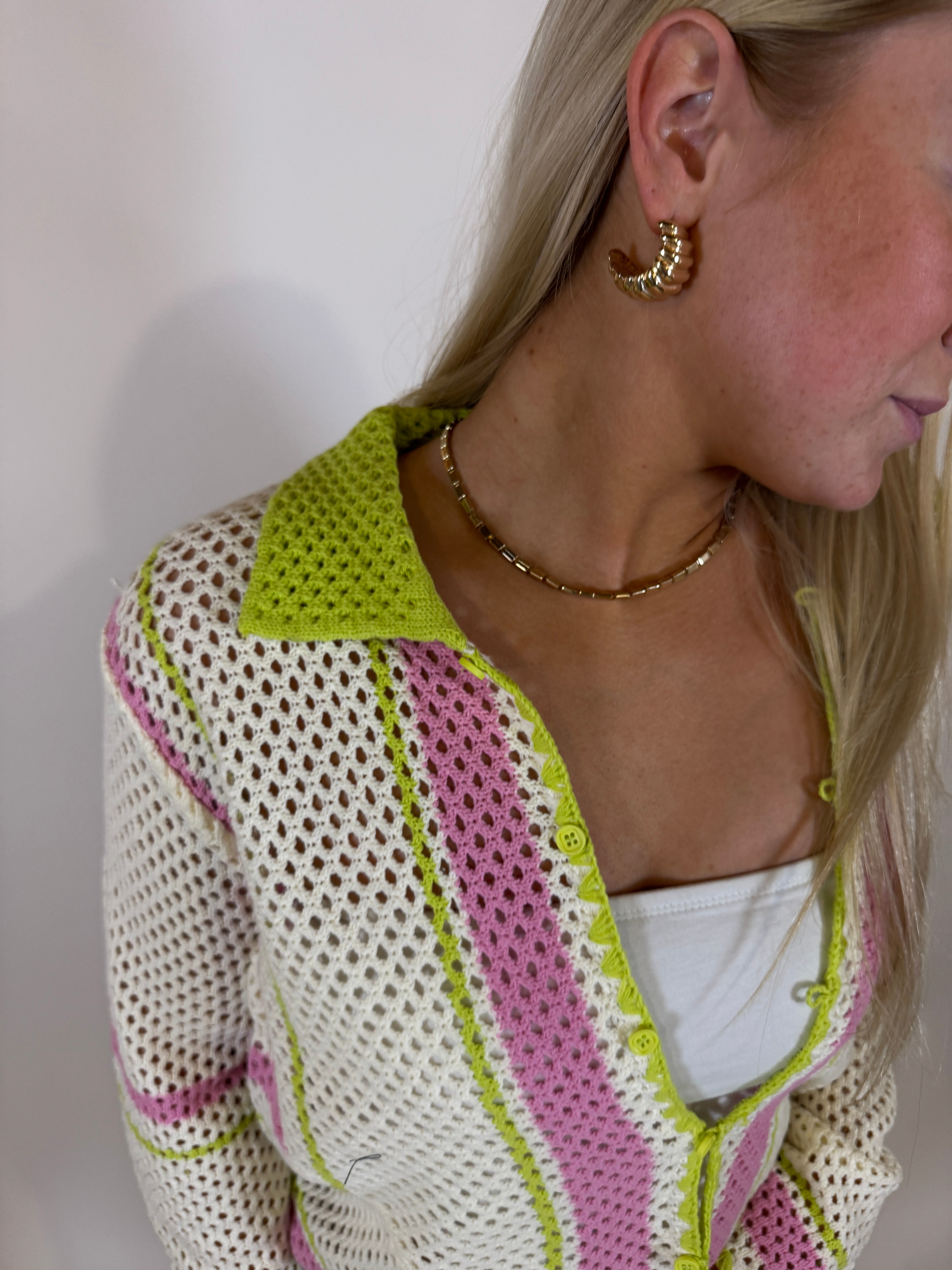 Crochet Button Up