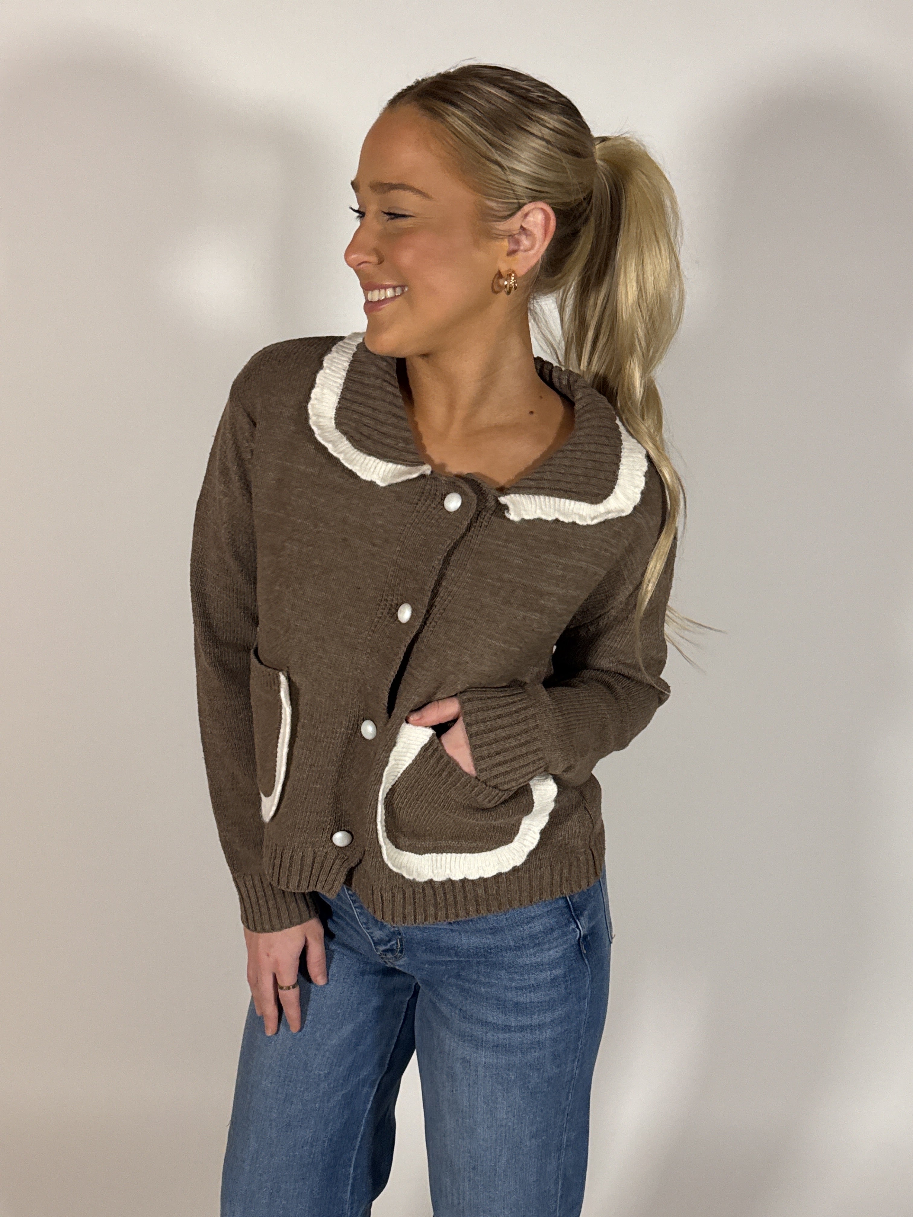 Scalloped Cardigan