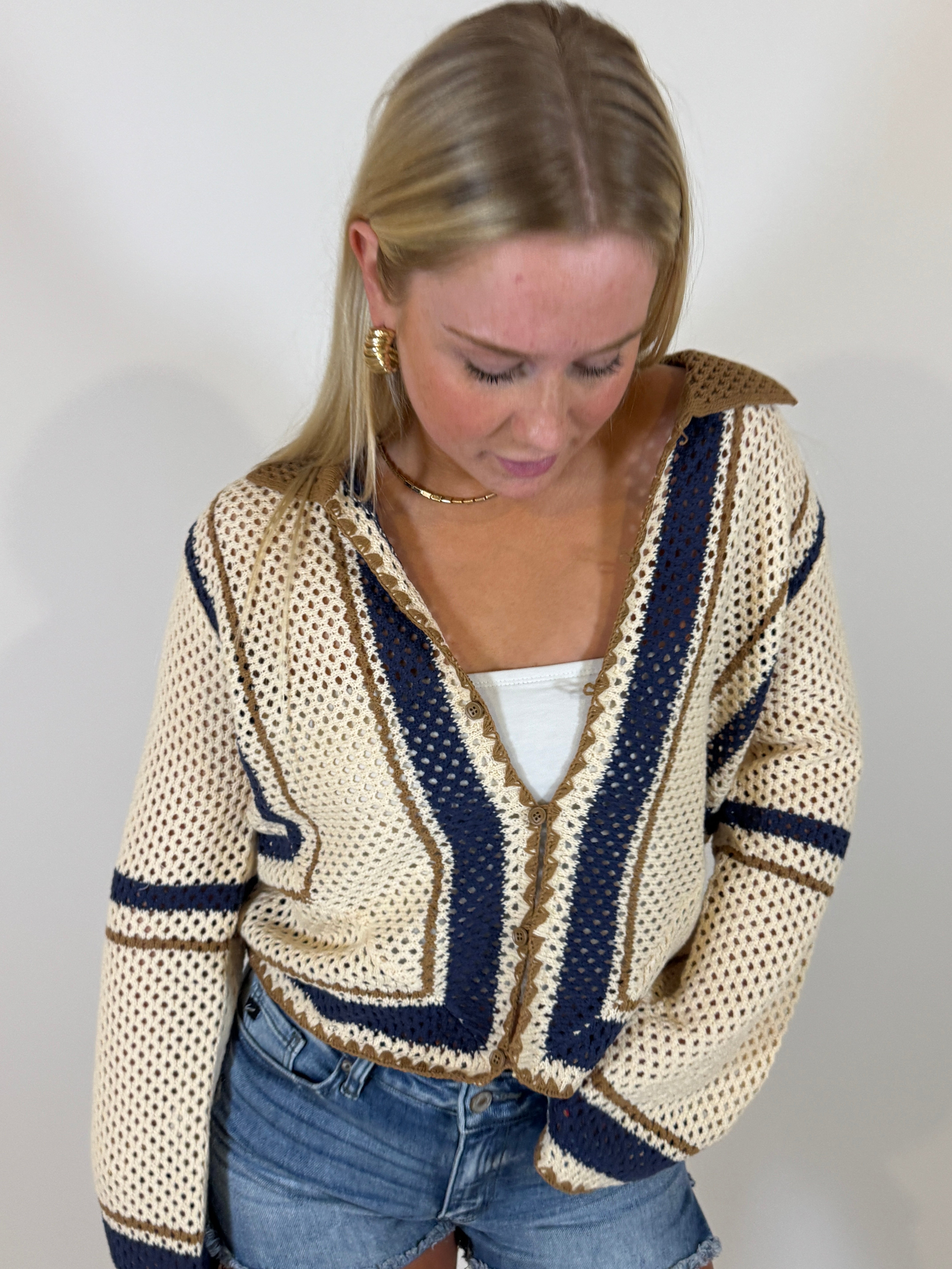Crochet Button Up