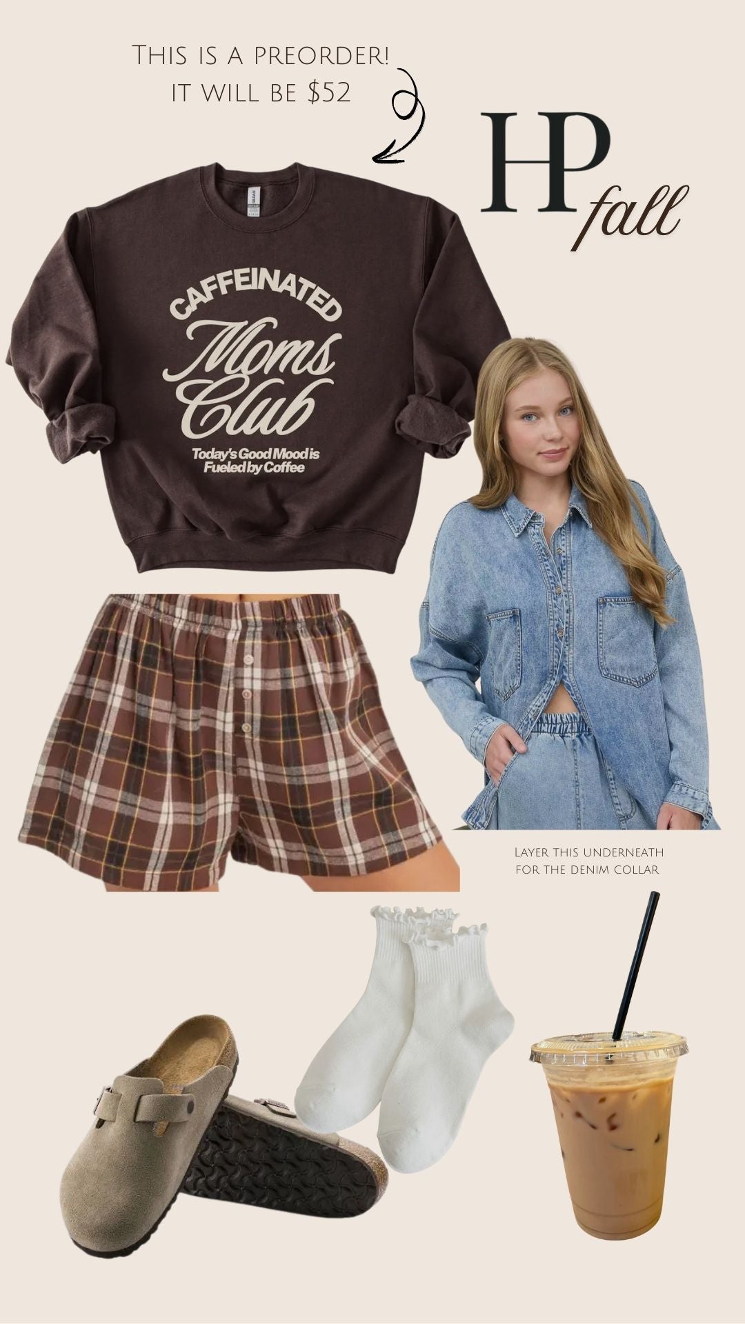 Caffeinated Moms Club Coffee Mama Mother Graphic Sweatshirt