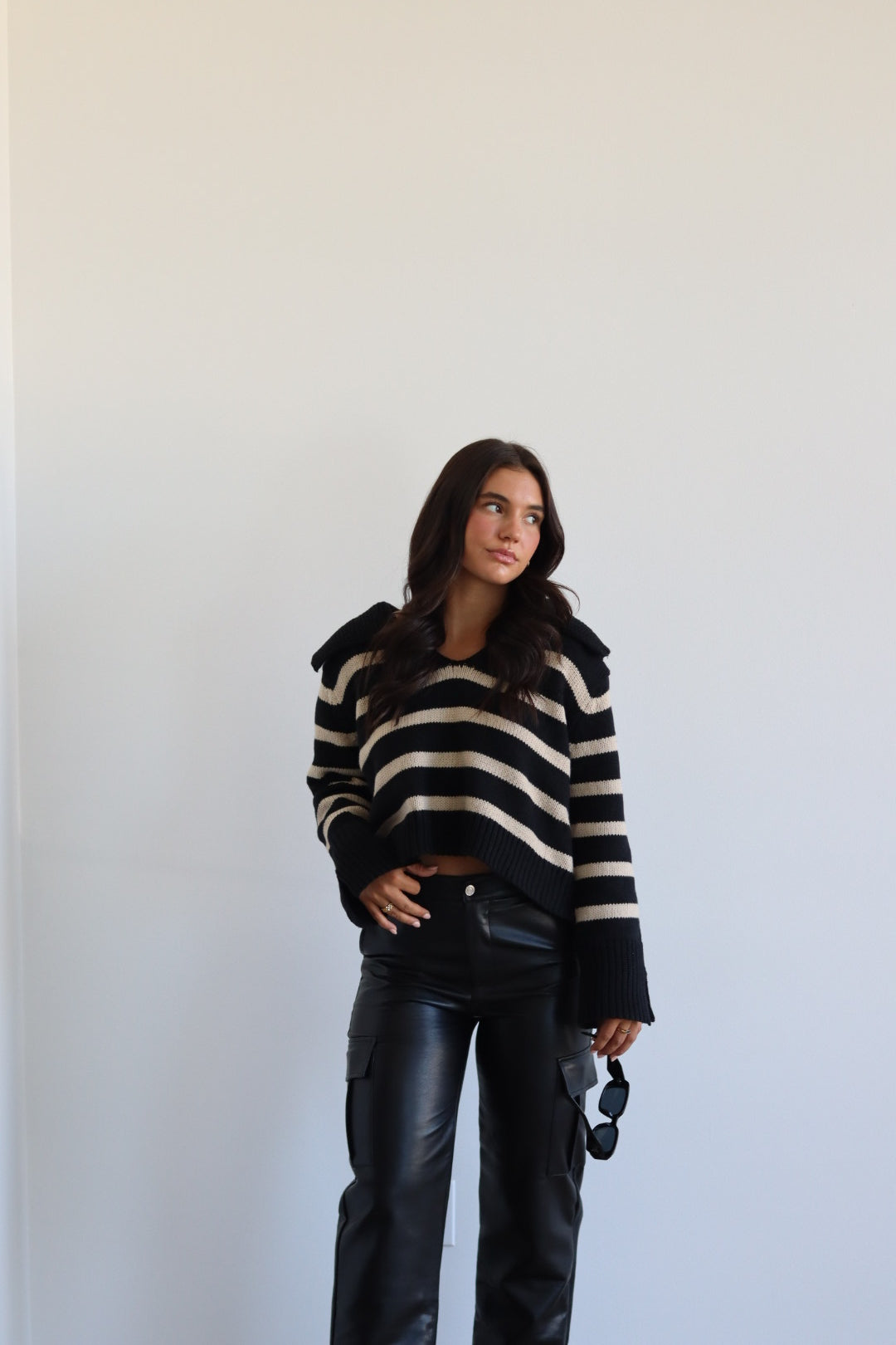 Leather Cargo Pant