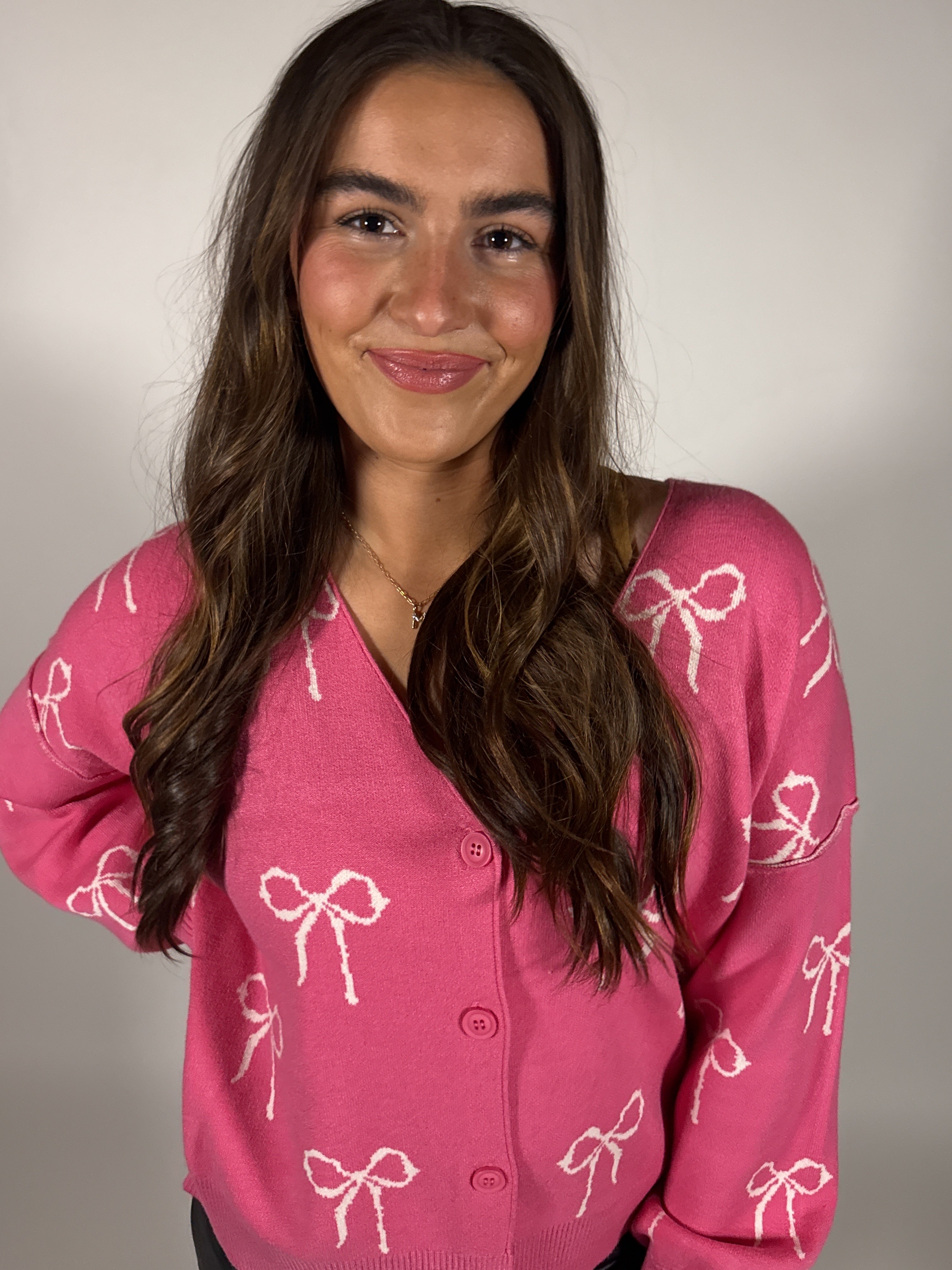 Pink Ribbon Cardigan