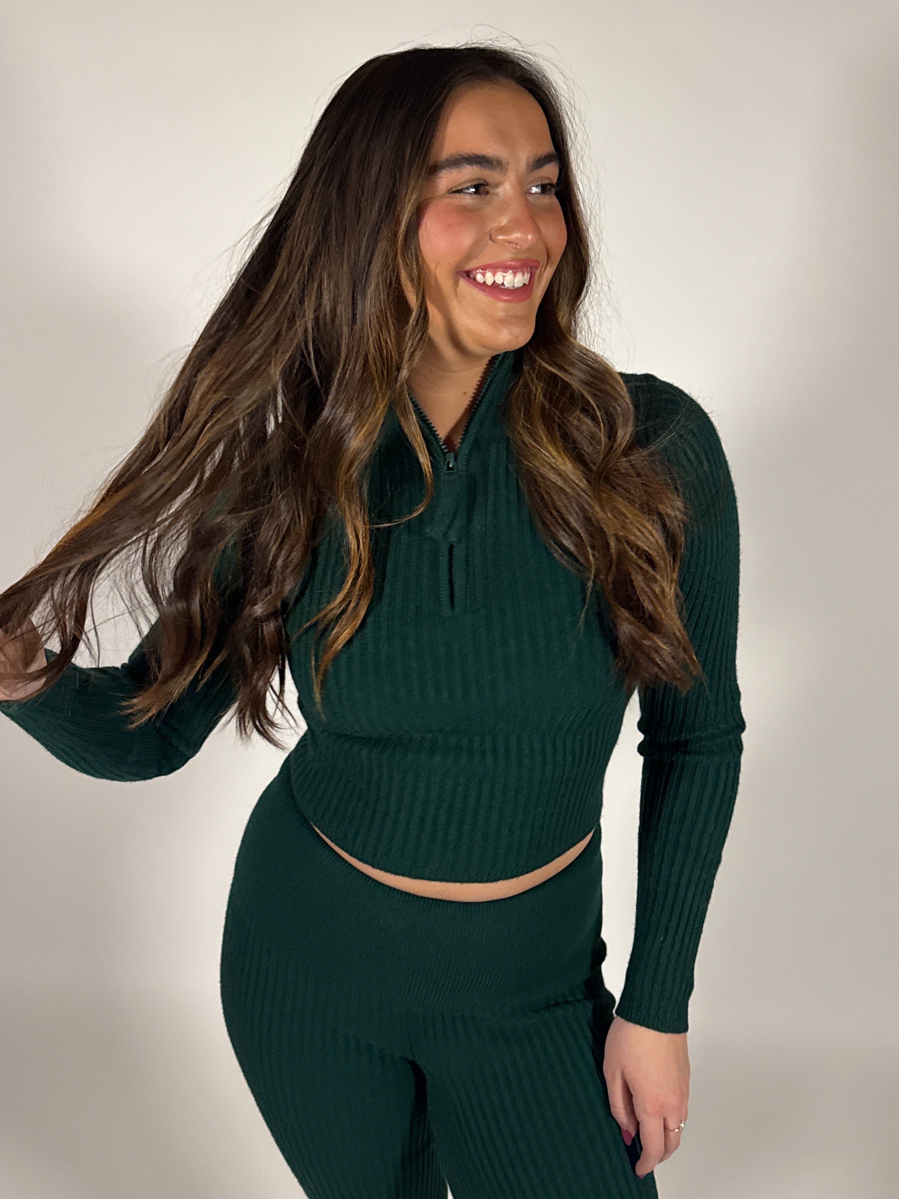 Dark Green Cozy Set