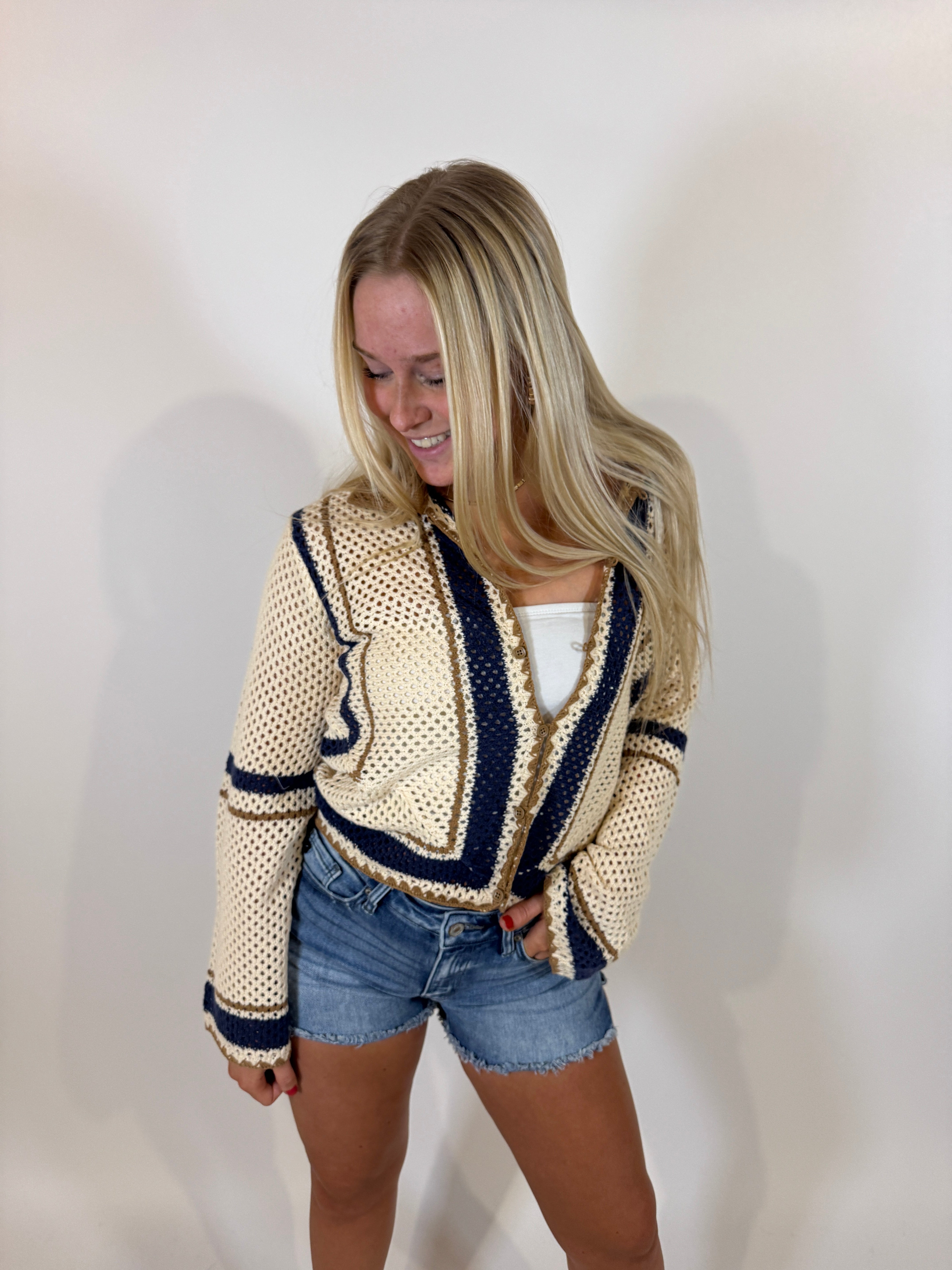 Crochet Button Up