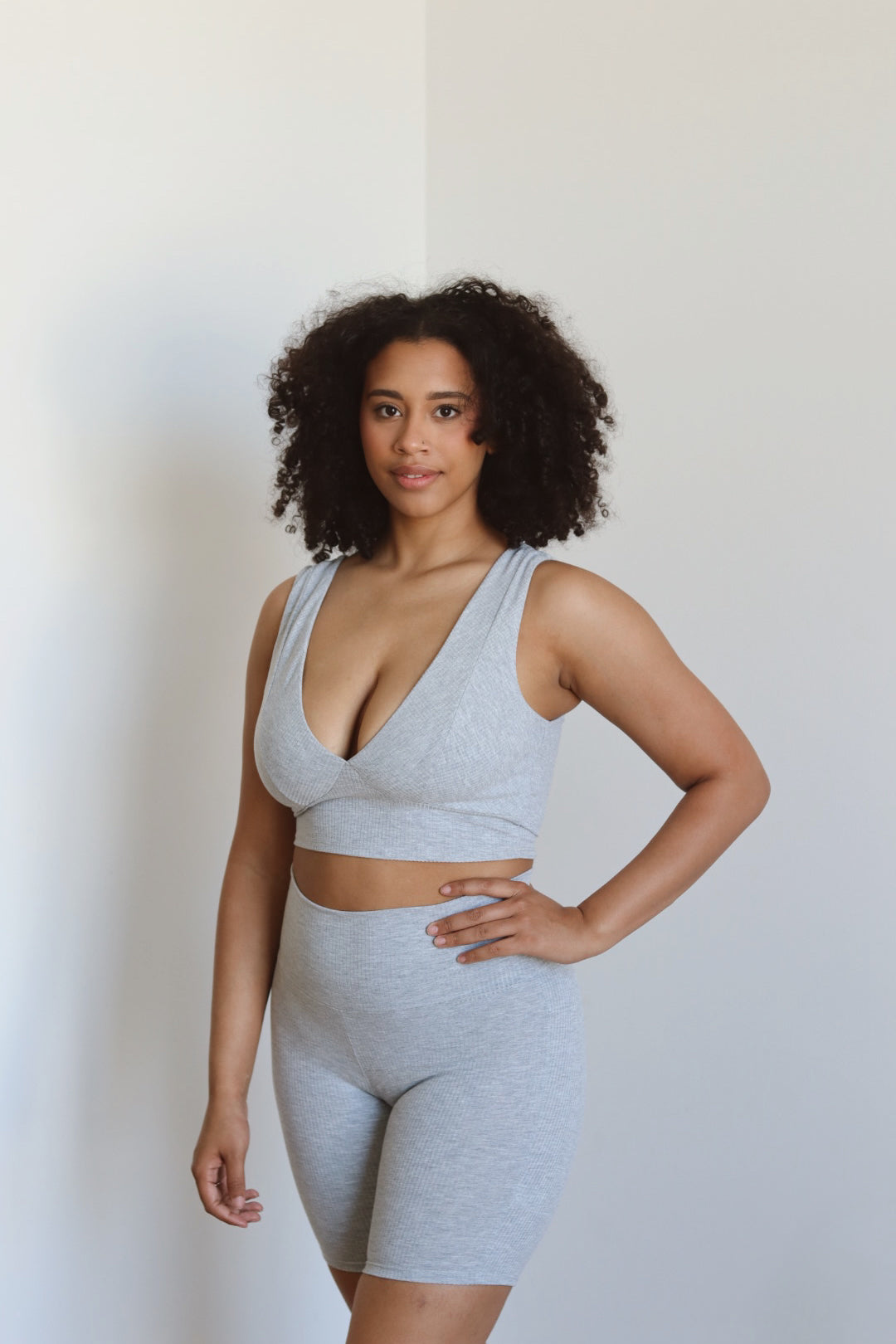 Plunge Tank & Biker Short Set