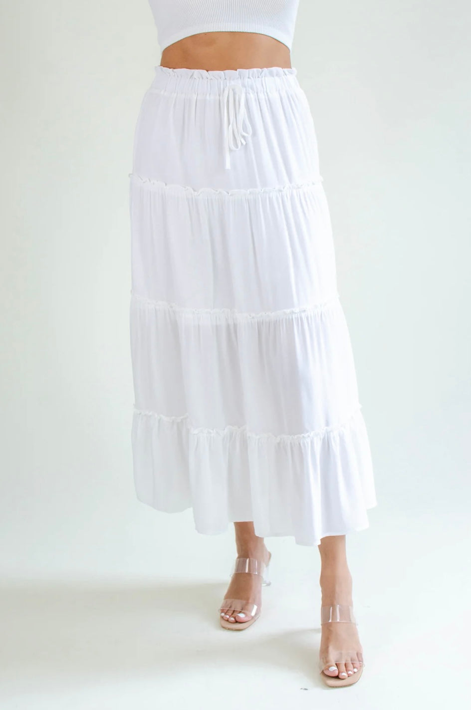 Tiered Maxi Skirt