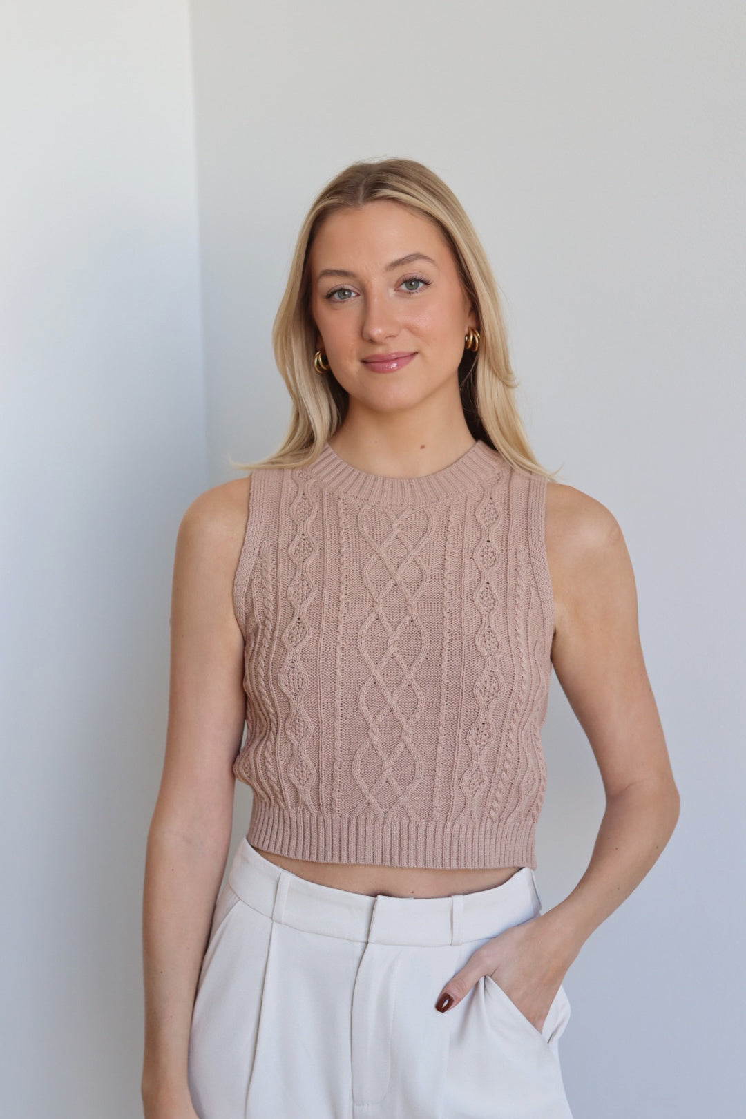 Knit Sleeveless Top