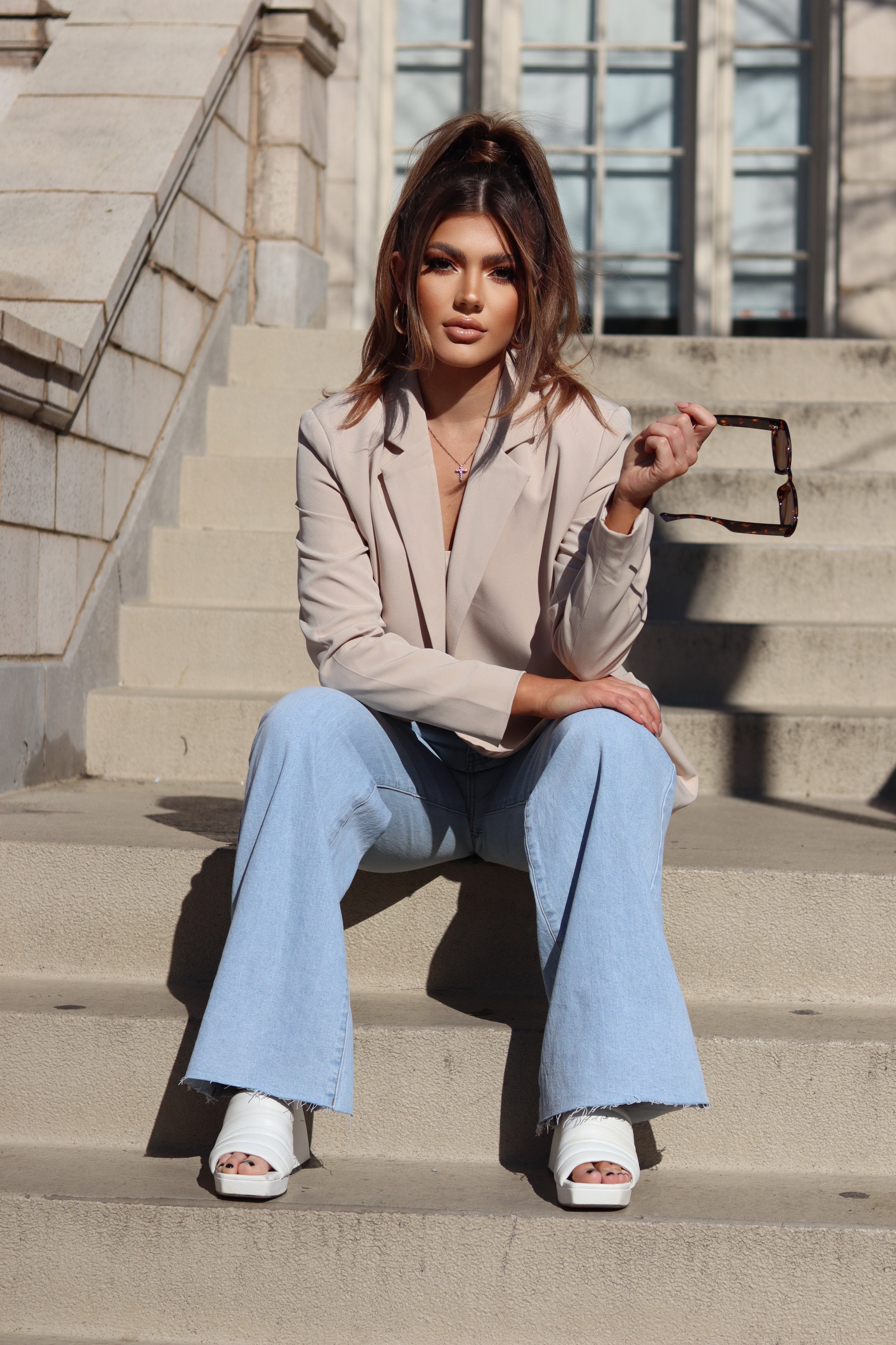 Double Button Blazer