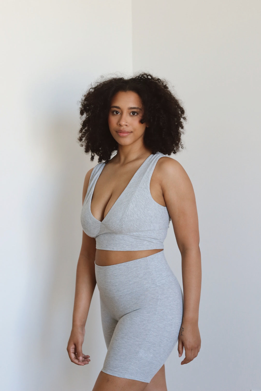 Plunge Tank & Biker Short Set