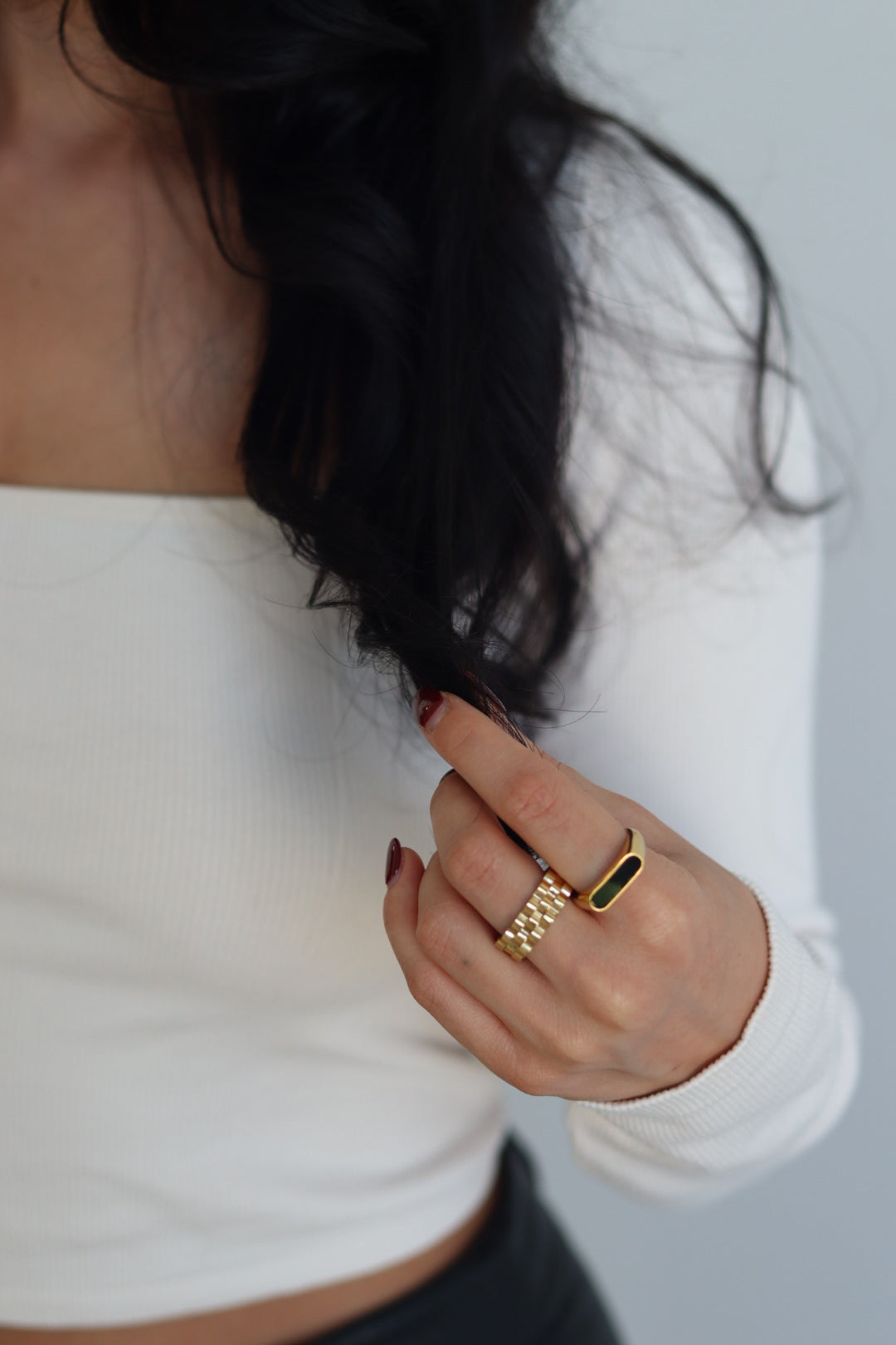 Black Bar Ring