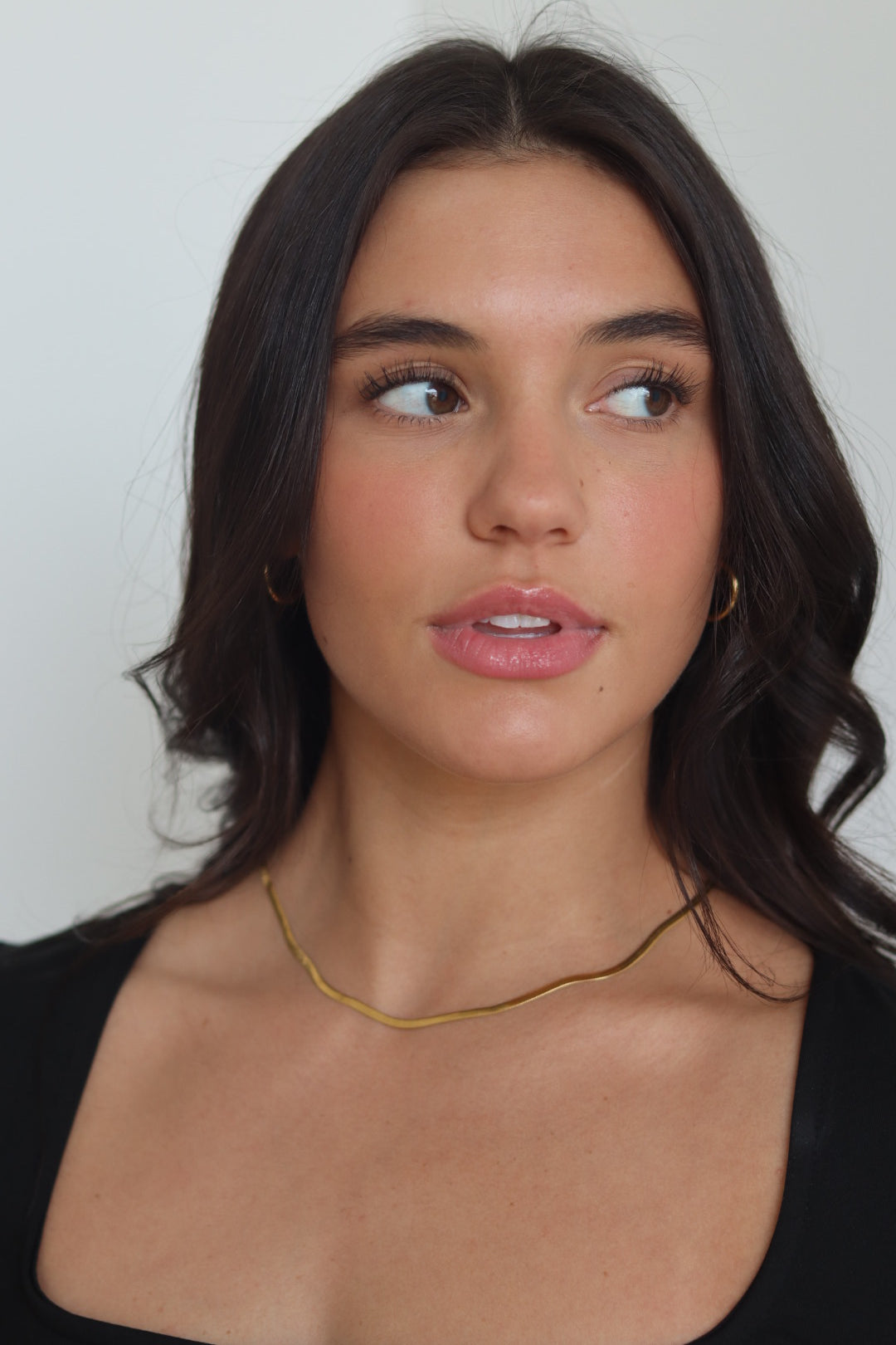 Dainty Herringbone Necklace