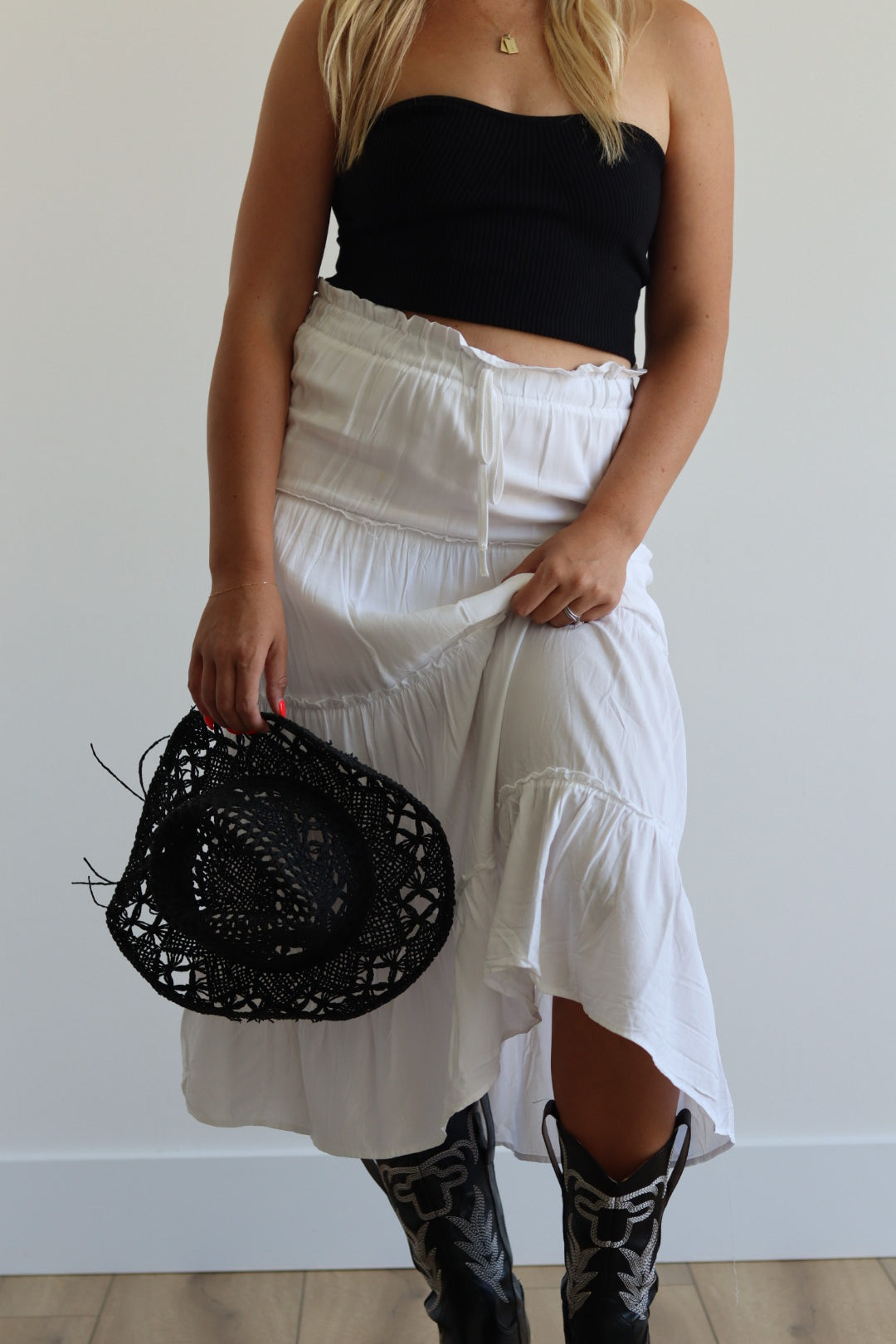 Tiered Maxi Skirt