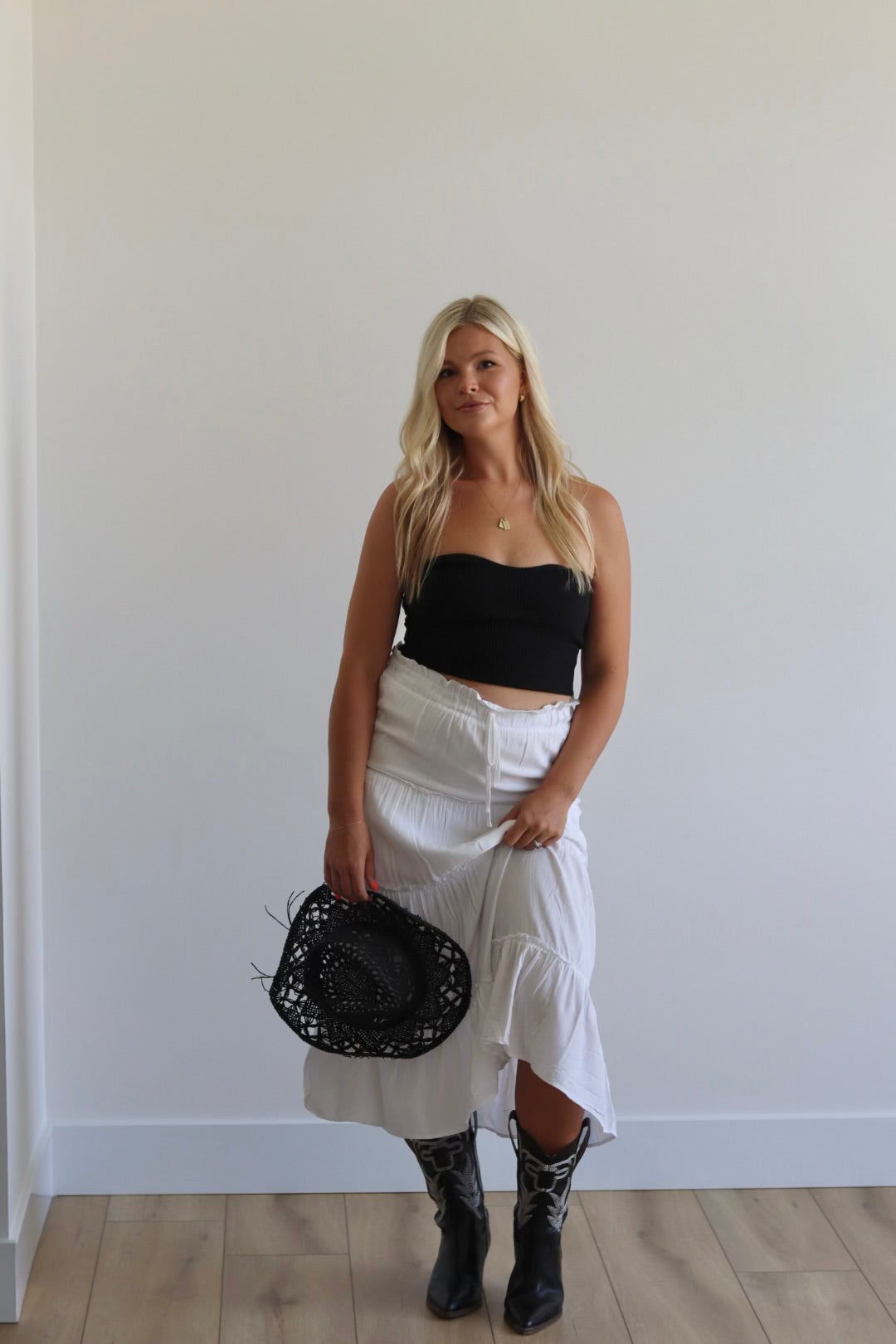 Tiered Maxi Skirt