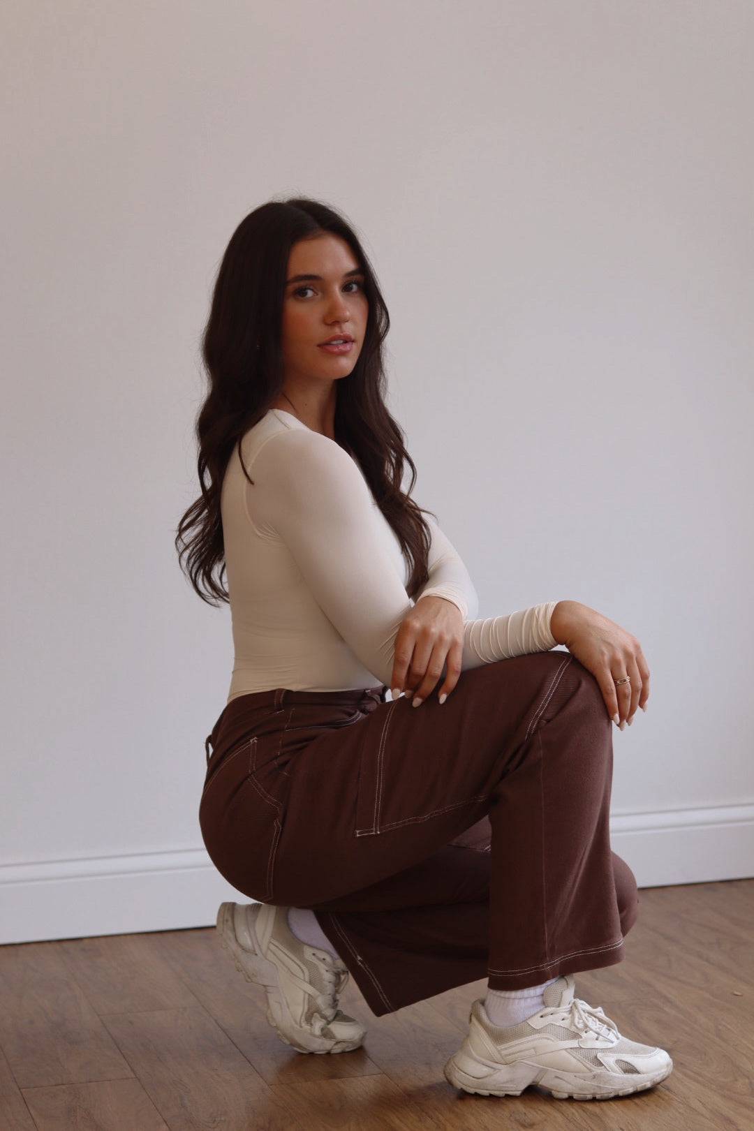 Contrast Stitch Cargo Pant