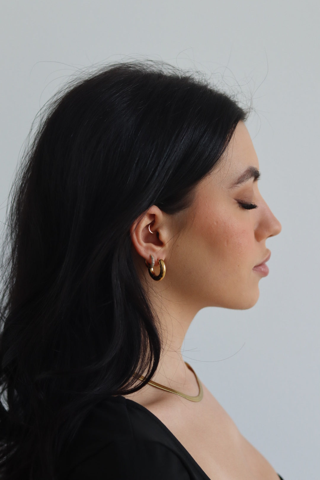 Chunky Tube Hoops
