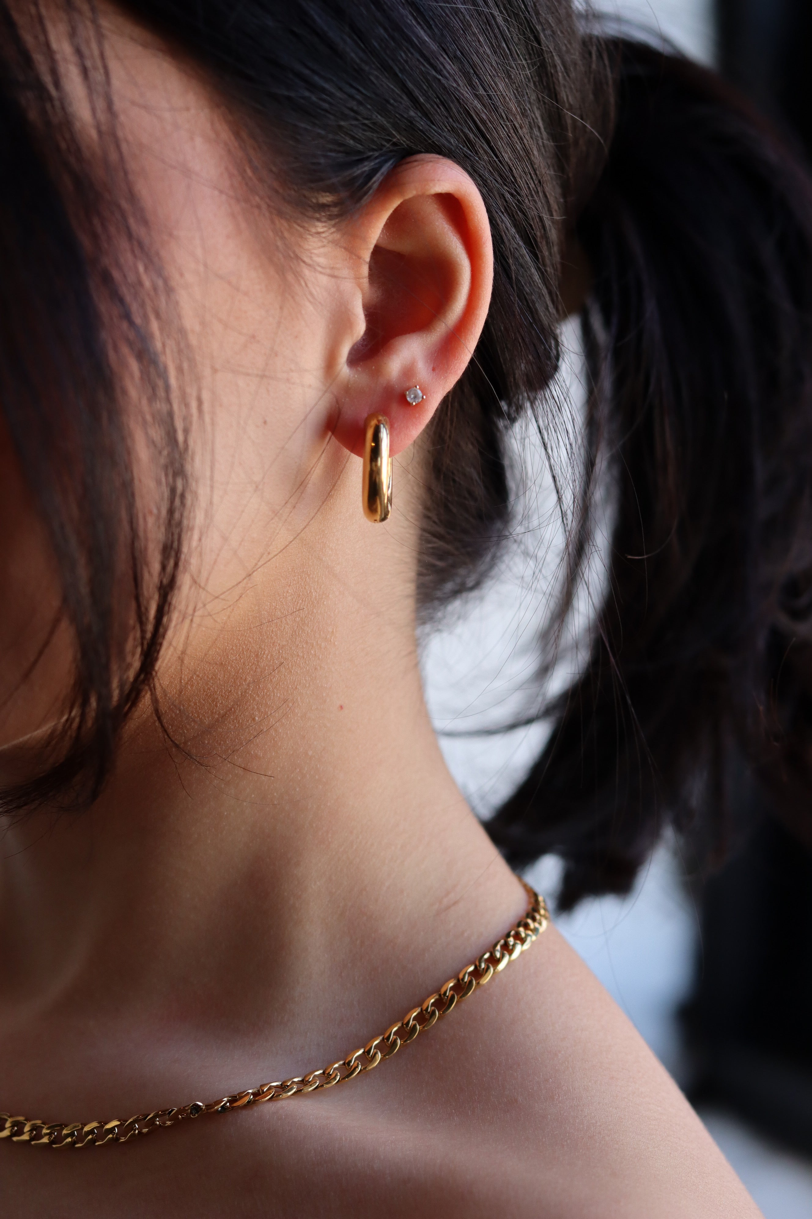 Chunky Tube Hoops