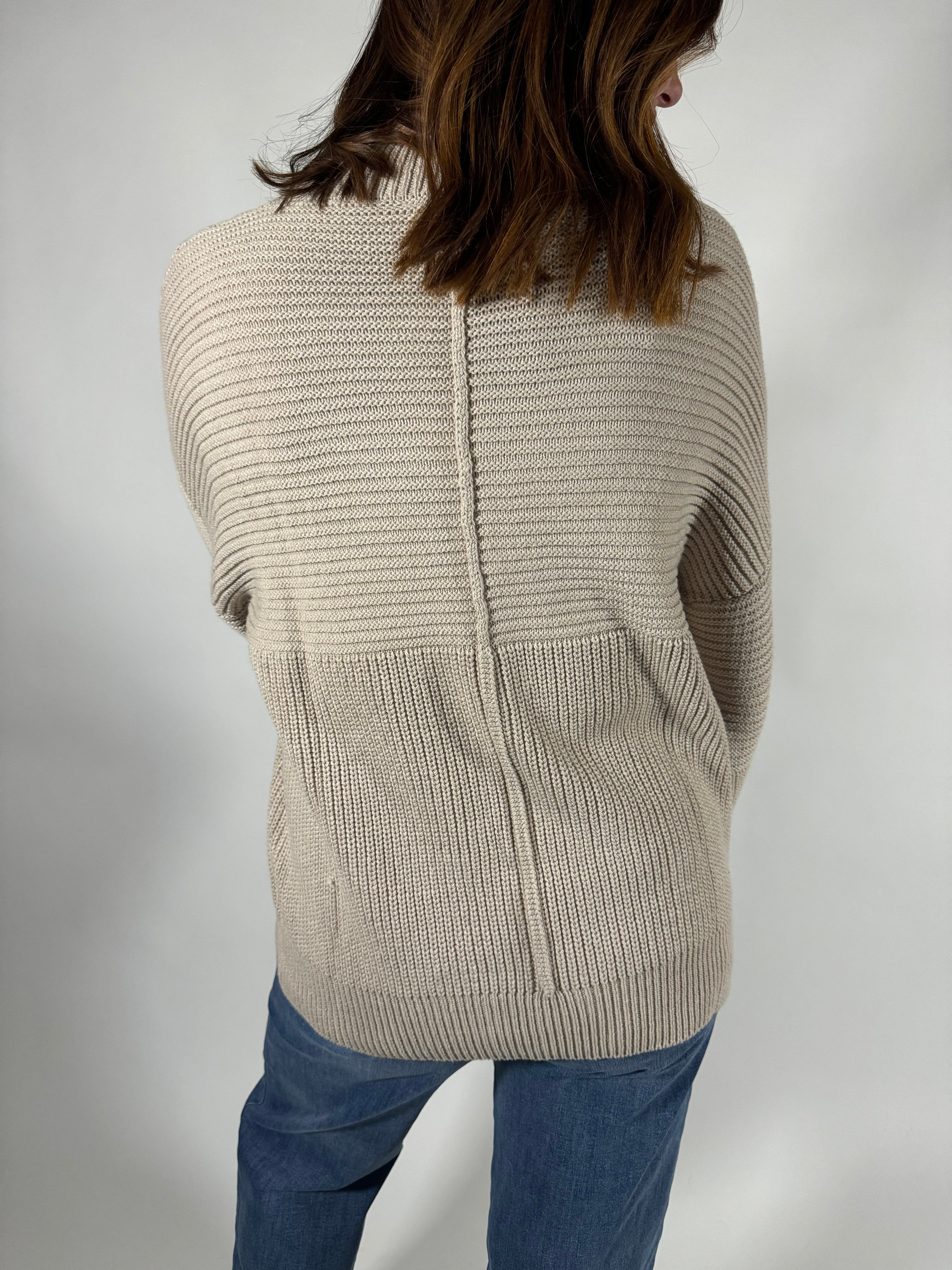 Ribbed Knitted Sweater