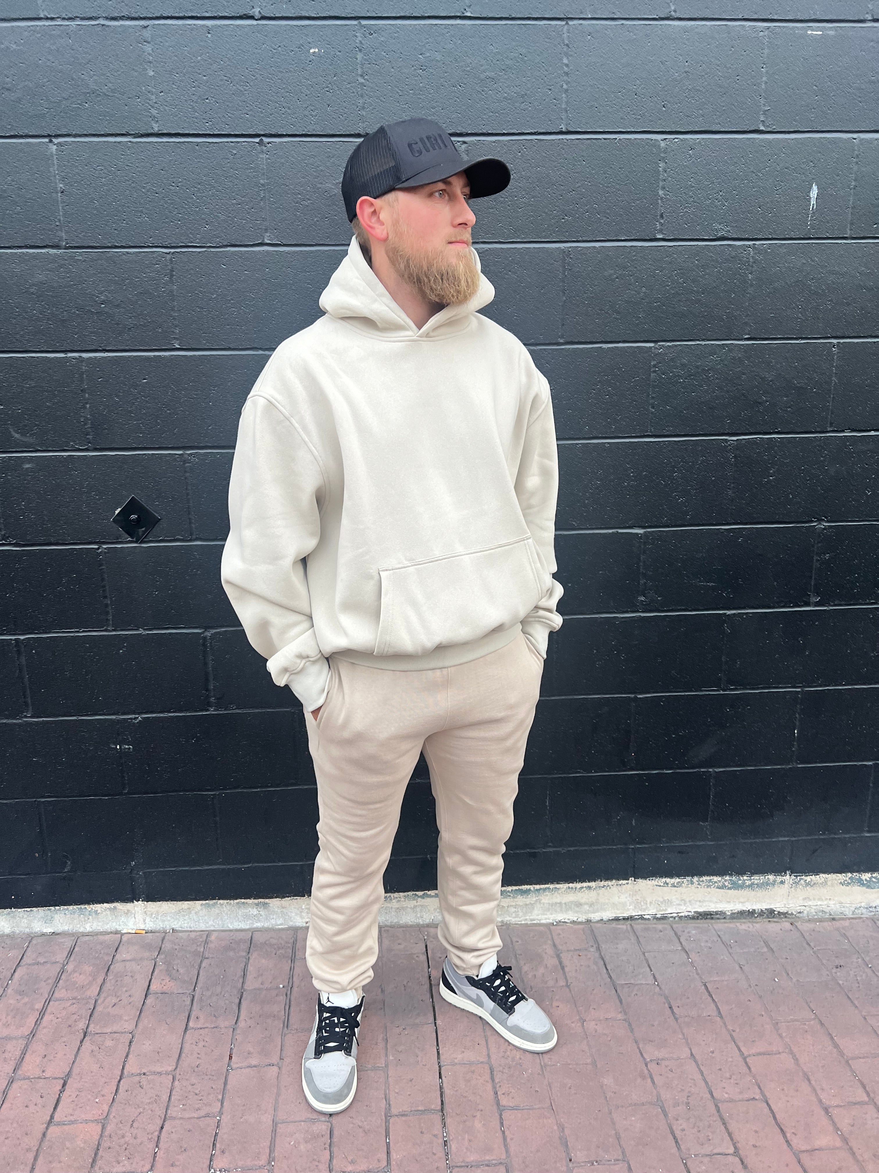 Premium Cotton Blend Solid Hoodie