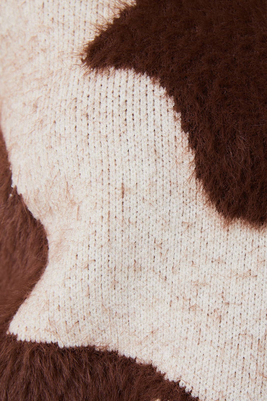 SLEEVELESS COW PRINT SWEATER VEST CARDIGAN