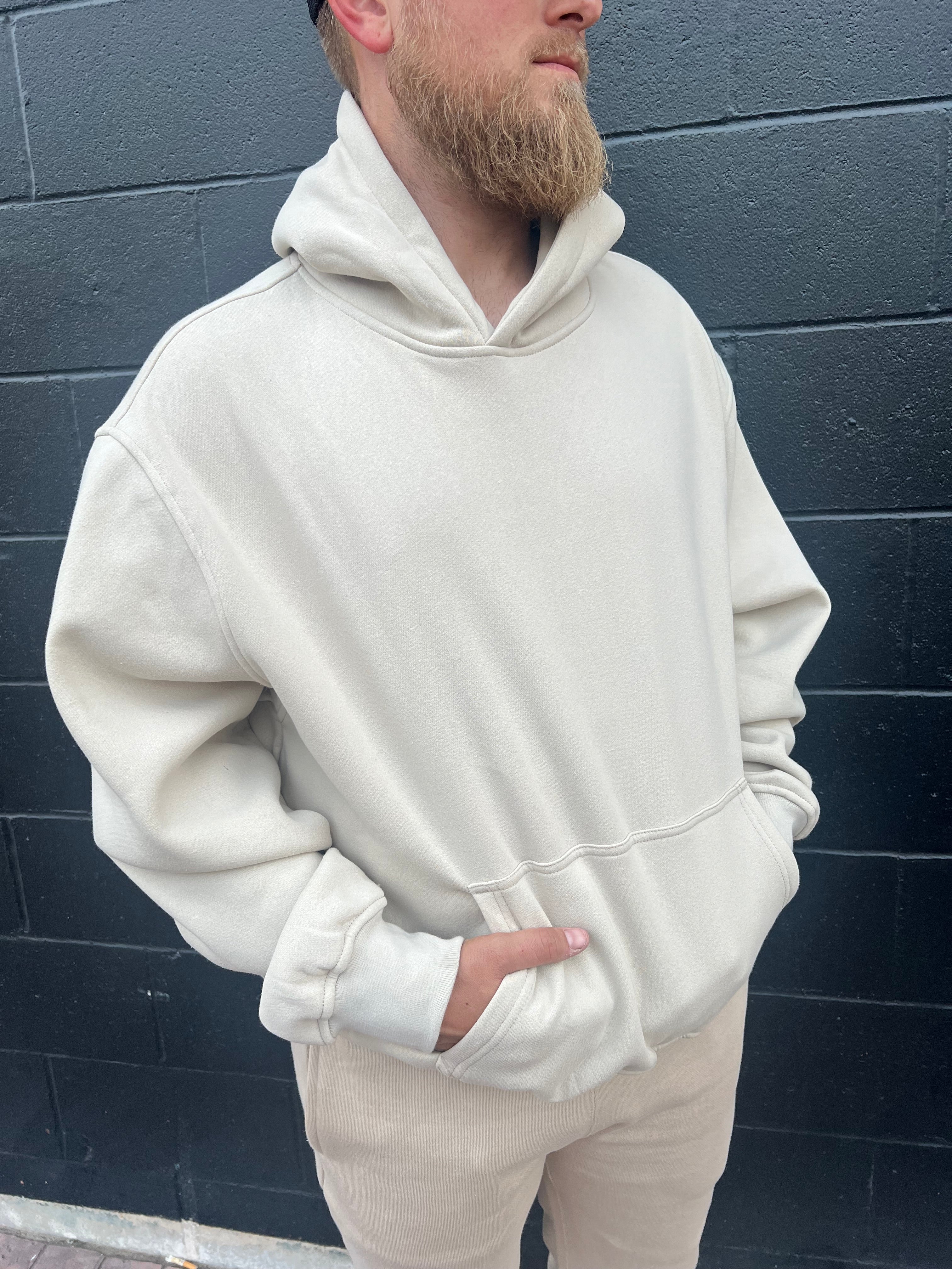 Premium Cotton Blend Solid Hoodie