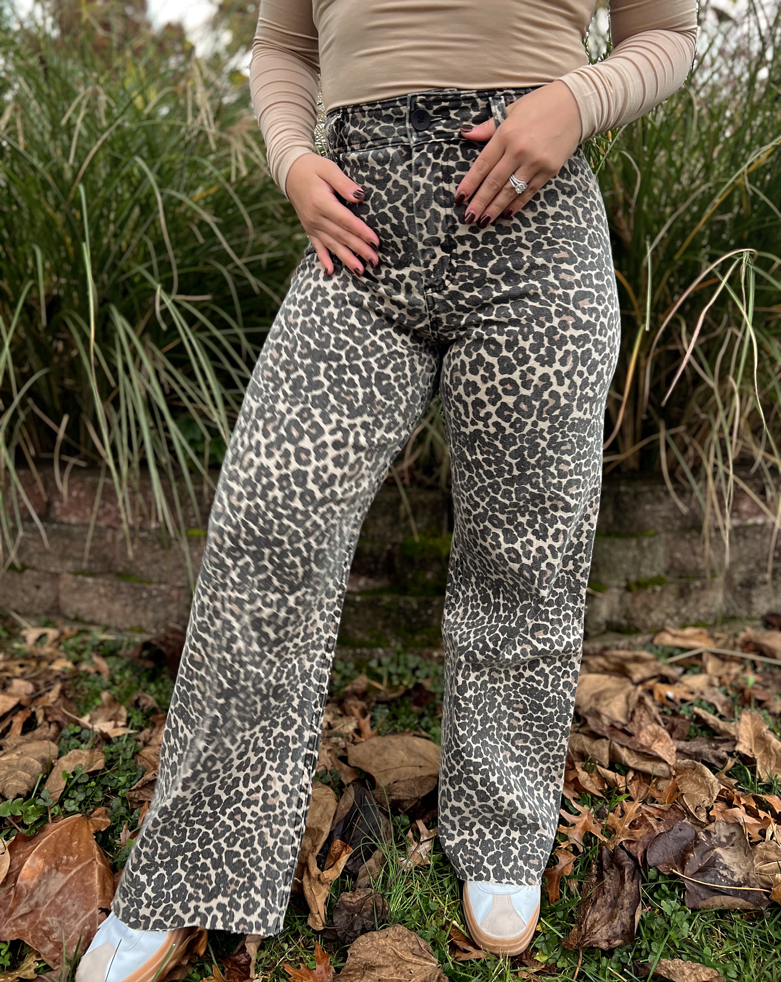 Leopard Denim