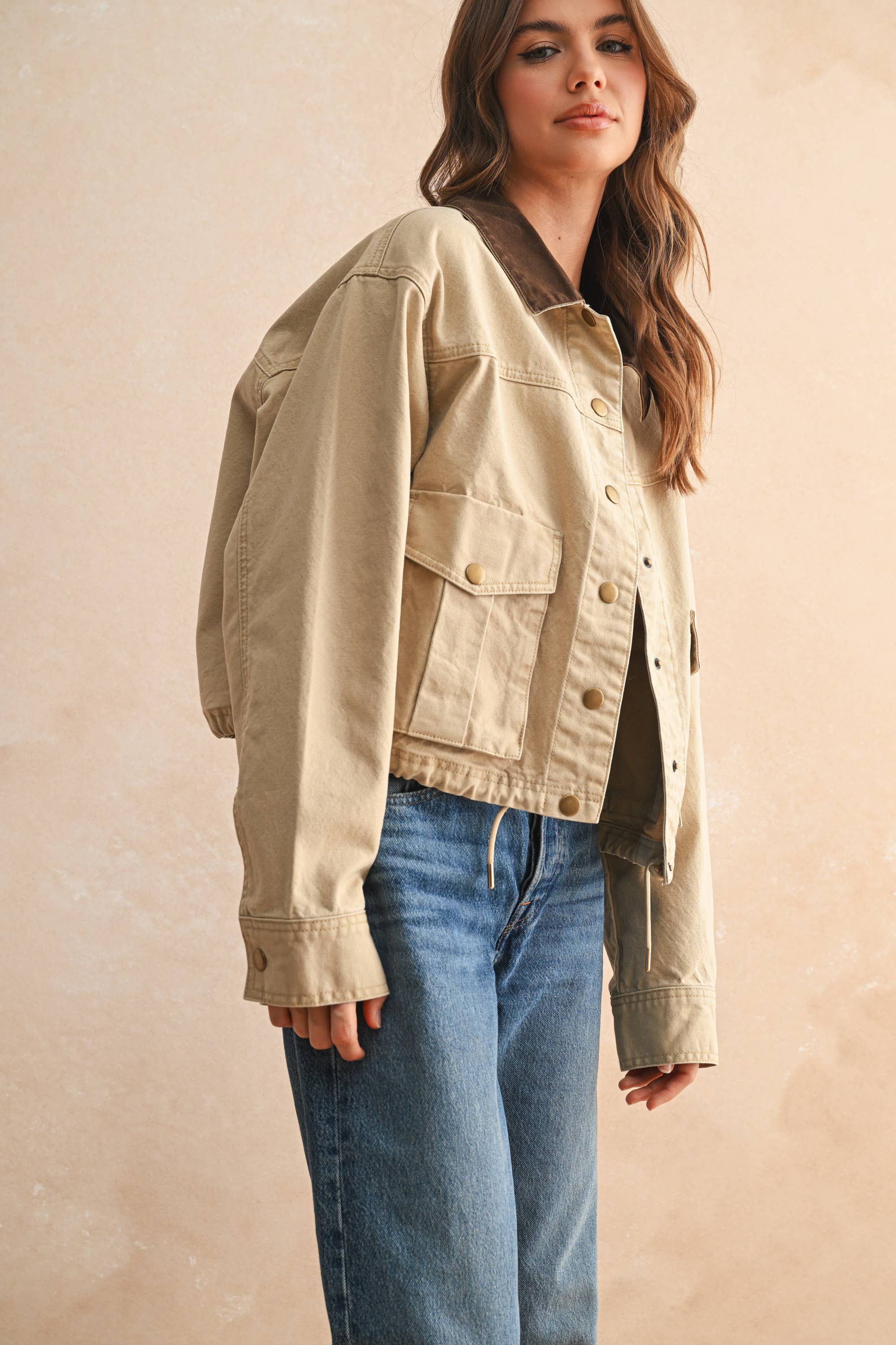 COLLAR UTILITY JACKET