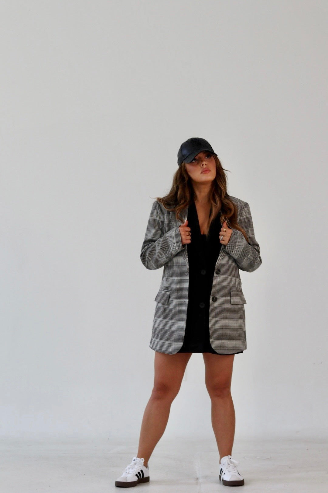 Plaid Oversized Blazer